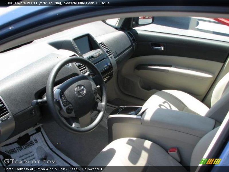 Seaside Blue Pearl / Bisque 2008 Toyota Prius Hybrid Touring