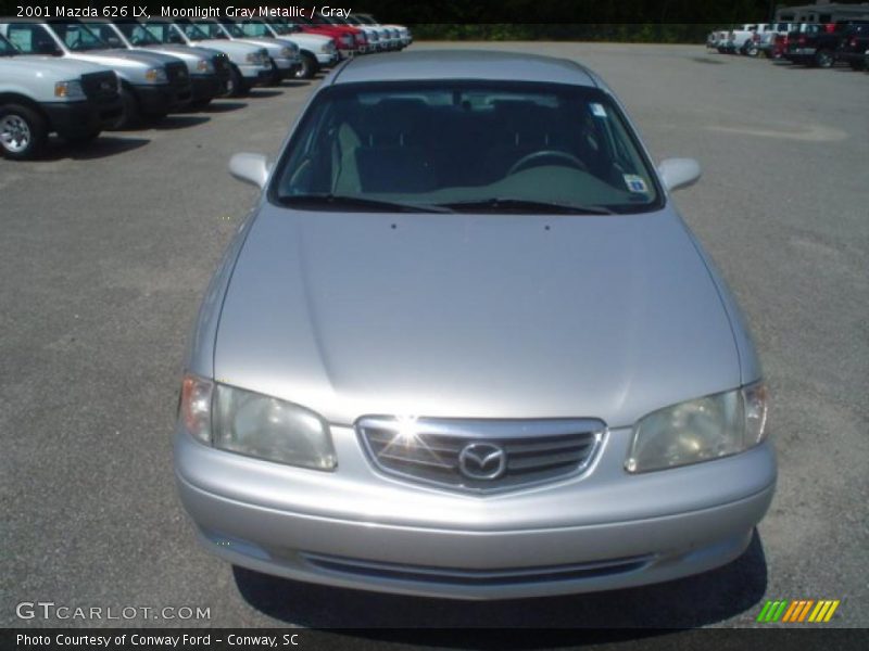 Moonlight Gray Metallic / Gray 2001 Mazda 626 LX