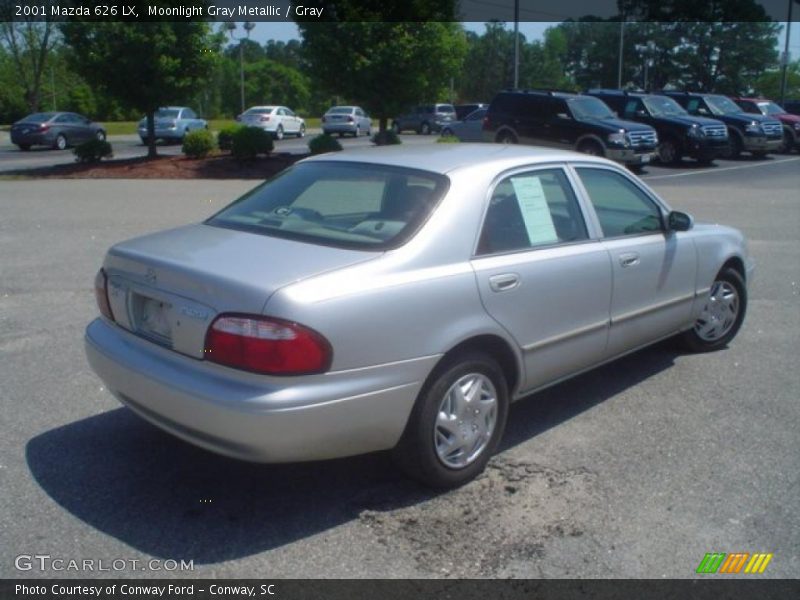 Moonlight Gray Metallic / Gray 2001 Mazda 626 LX