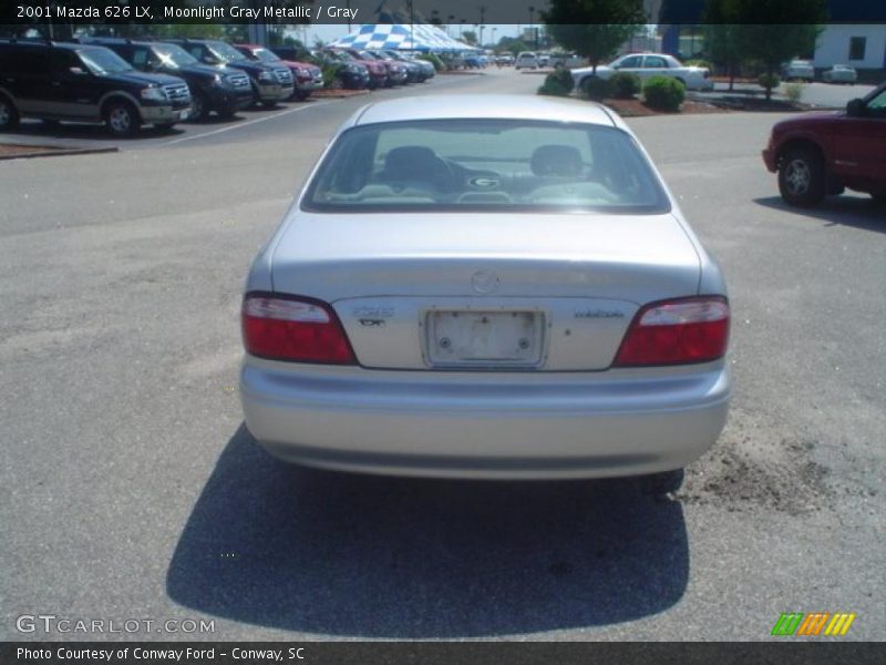 Moonlight Gray Metallic / Gray 2001 Mazda 626 LX