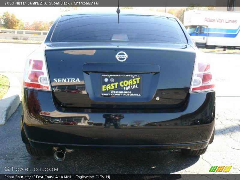 Super Black / Charcoal/Steel 2008 Nissan Sentra 2.0