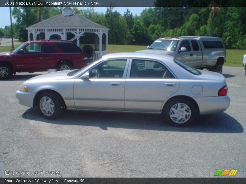 Moonlight Gray Metallic / Gray 2001 Mazda 626 LX