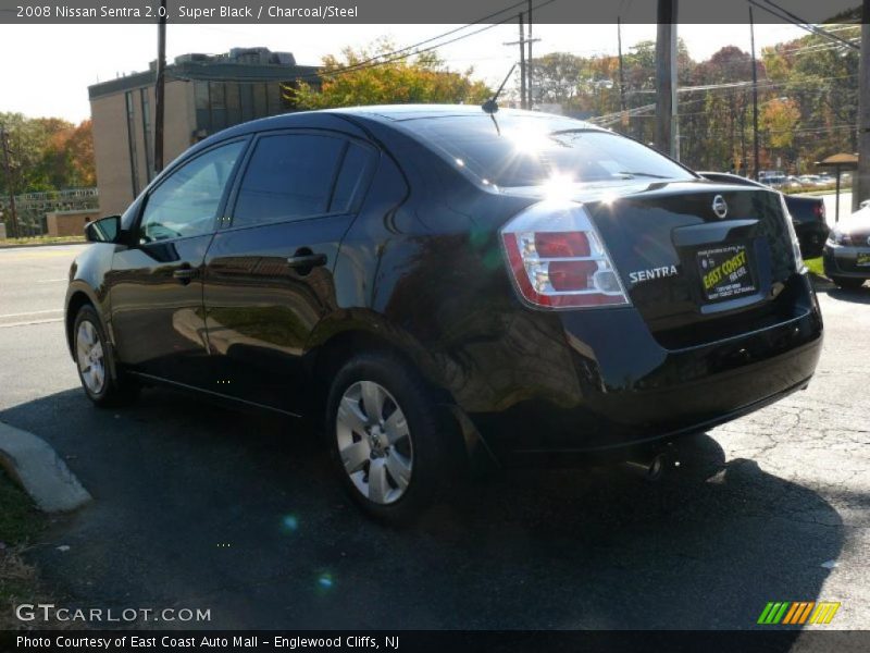 Super Black / Charcoal/Steel 2008 Nissan Sentra 2.0