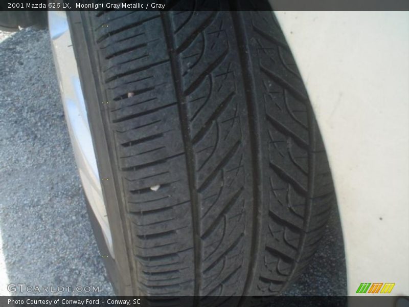 Moonlight Gray Metallic / Gray 2001 Mazda 626 LX