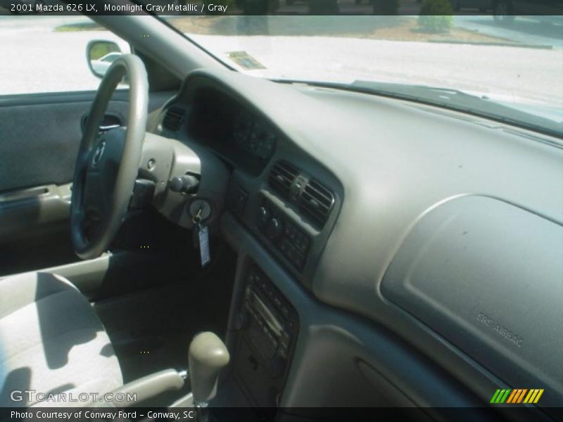Moonlight Gray Metallic / Gray 2001 Mazda 626 LX