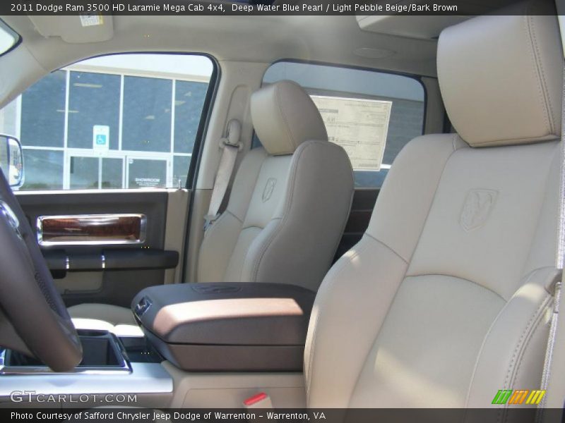  2011 Ram 3500 HD Laramie Mega Cab 4x4 Light Pebble Beige/Bark Brown Interior