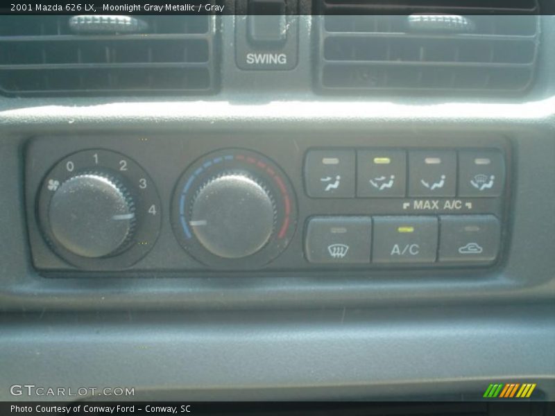 Moonlight Gray Metallic / Gray 2001 Mazda 626 LX