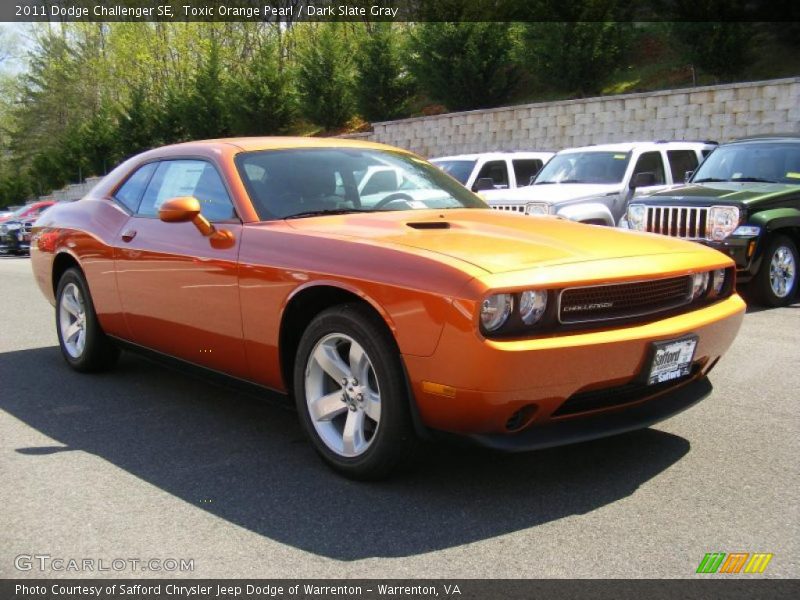  2011 Challenger SE Toxic Orange Pearl