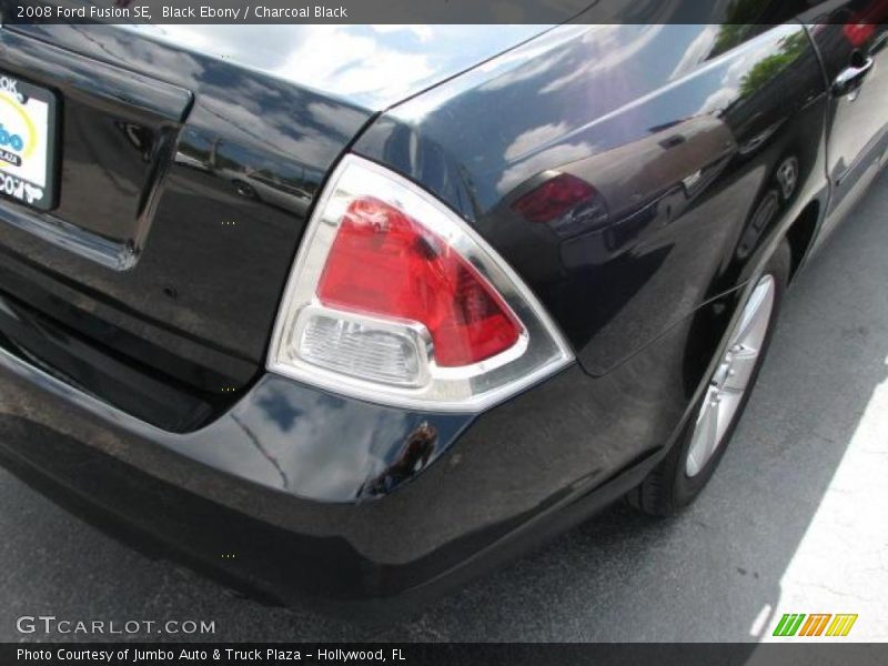 Black Ebony / Charcoal Black 2008 Ford Fusion SE