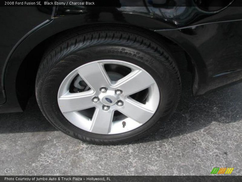 Black Ebony / Charcoal Black 2008 Ford Fusion SE
