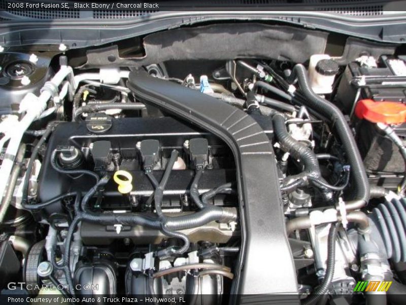 Black Ebony / Charcoal Black 2008 Ford Fusion SE
