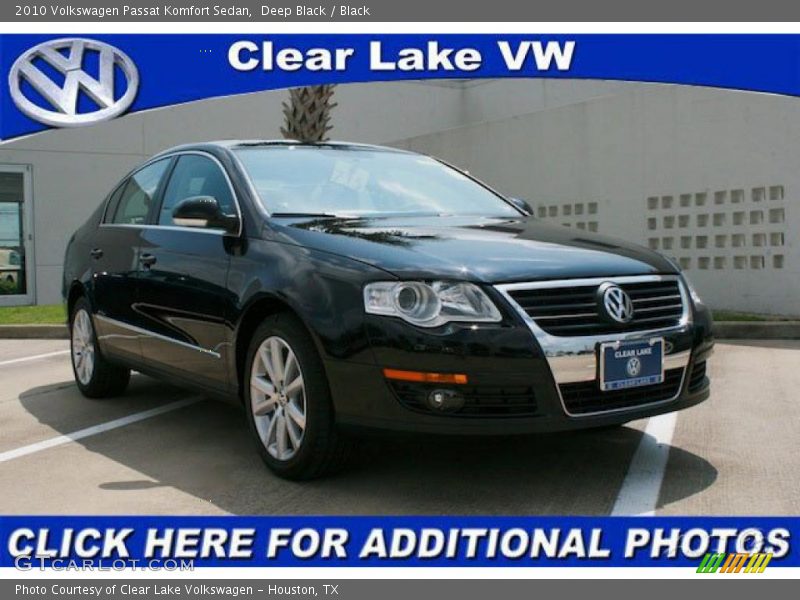 Deep Black / Black 2010 Volkswagen Passat Komfort Sedan