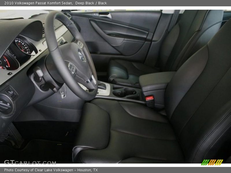Deep Black / Black 2010 Volkswagen Passat Komfort Sedan