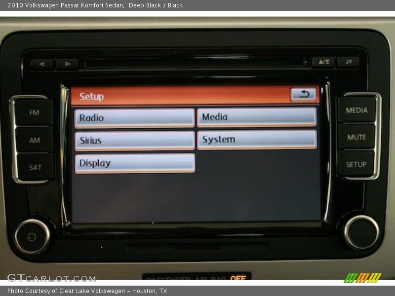 Deep Black / Black 2010 Volkswagen Passat Komfort Sedan