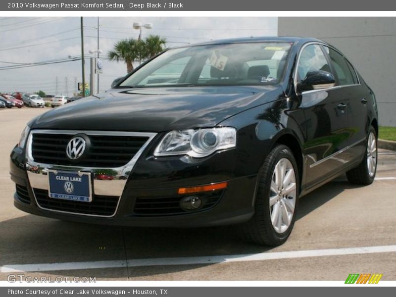 Deep Black / Black 2010 Volkswagen Passat Komfort Sedan