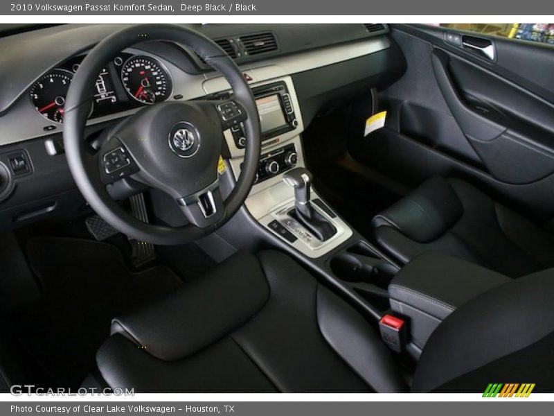 Deep Black / Black 2010 Volkswagen Passat Komfort Sedan