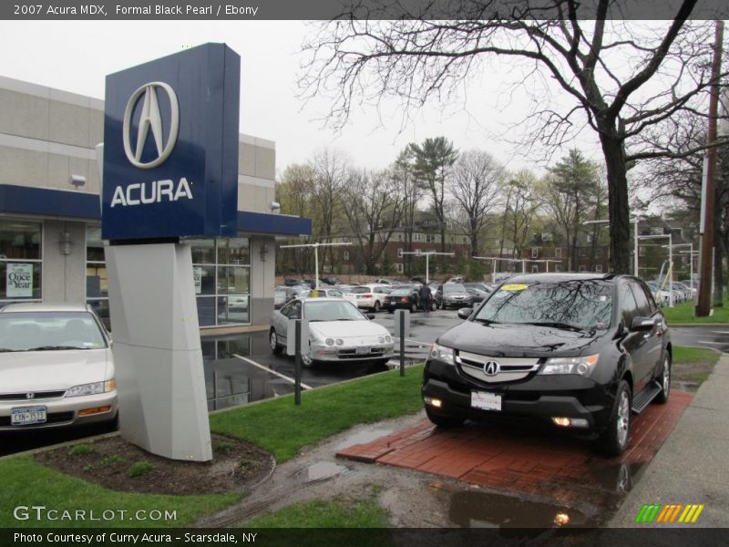 Formal Black Pearl / Ebony 2007 Acura MDX