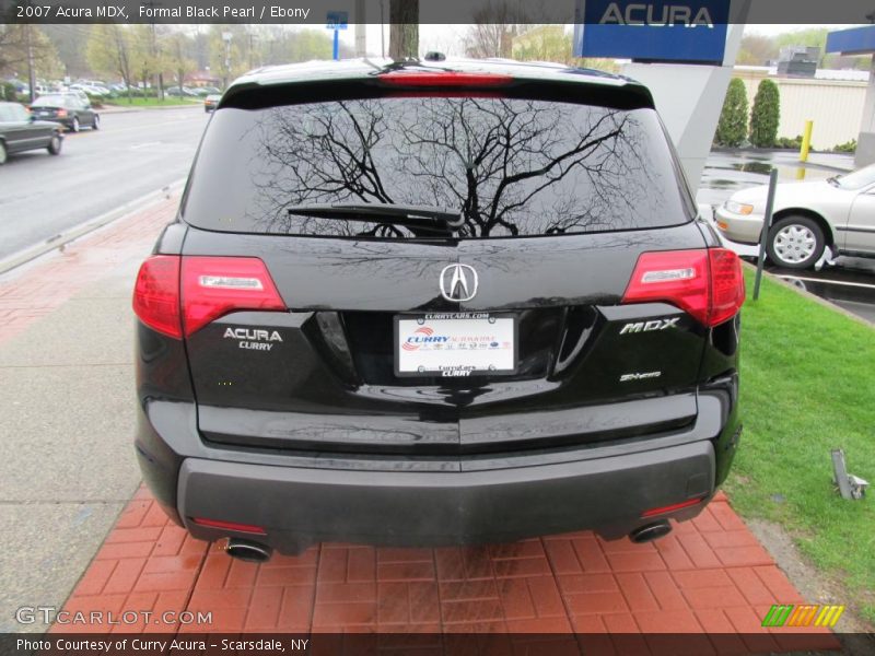 Formal Black Pearl / Ebony 2007 Acura MDX