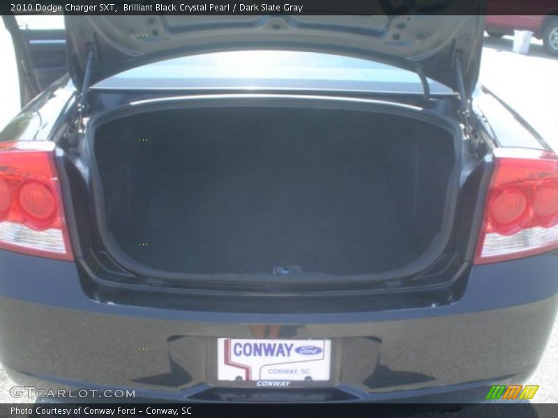 Brilliant Black Crystal Pearl / Dark Slate Gray 2010 Dodge Charger SXT