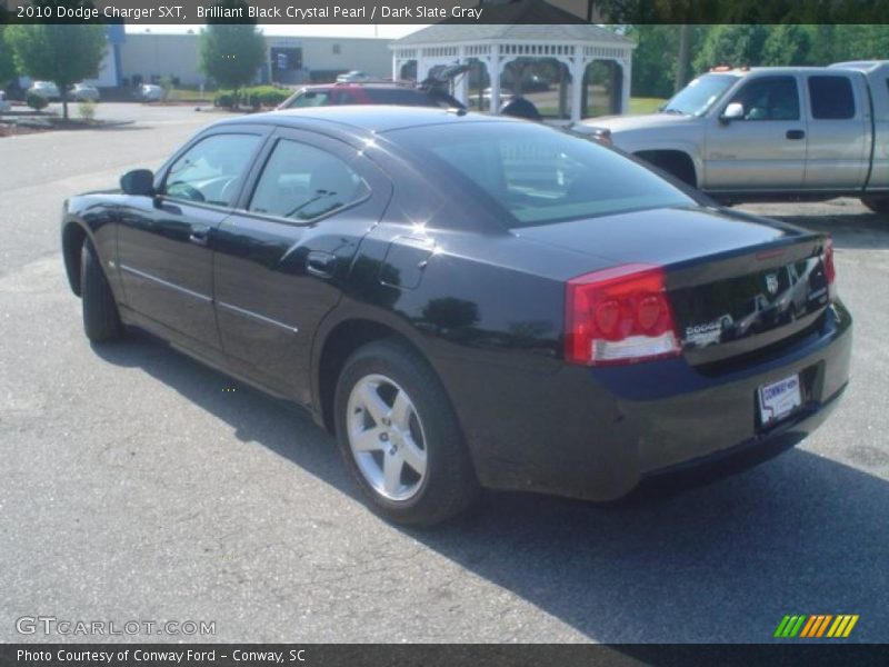 Brilliant Black Crystal Pearl / Dark Slate Gray 2010 Dodge Charger SXT