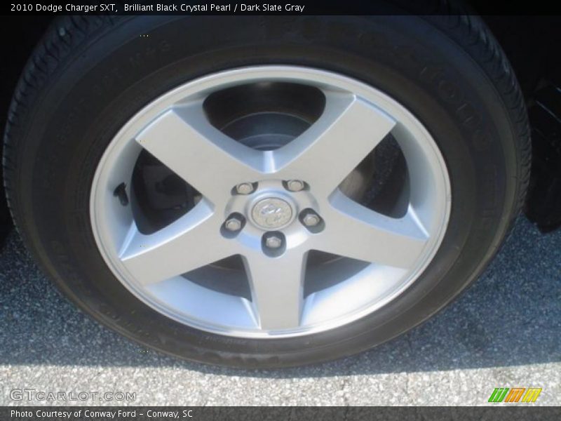 Brilliant Black Crystal Pearl / Dark Slate Gray 2010 Dodge Charger SXT