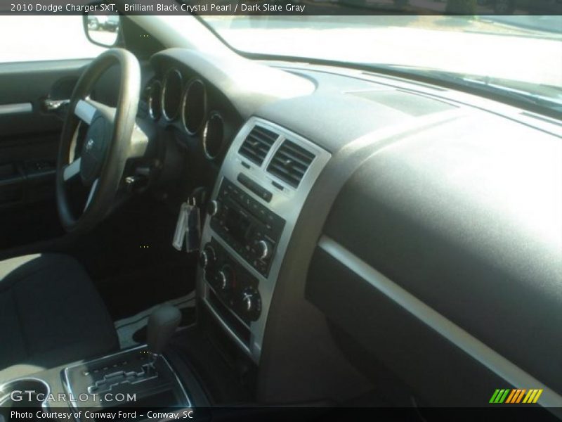 Brilliant Black Crystal Pearl / Dark Slate Gray 2010 Dodge Charger SXT