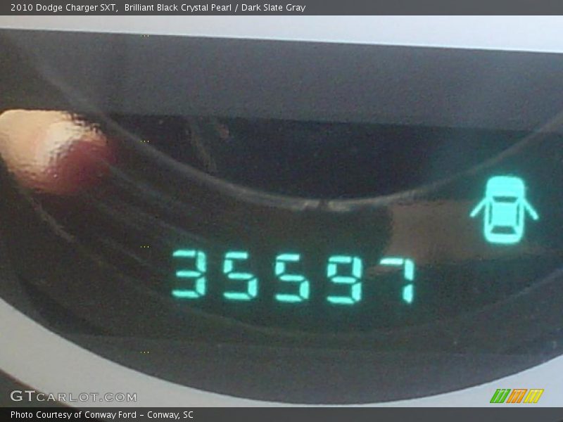 Brilliant Black Crystal Pearl / Dark Slate Gray 2010 Dodge Charger SXT