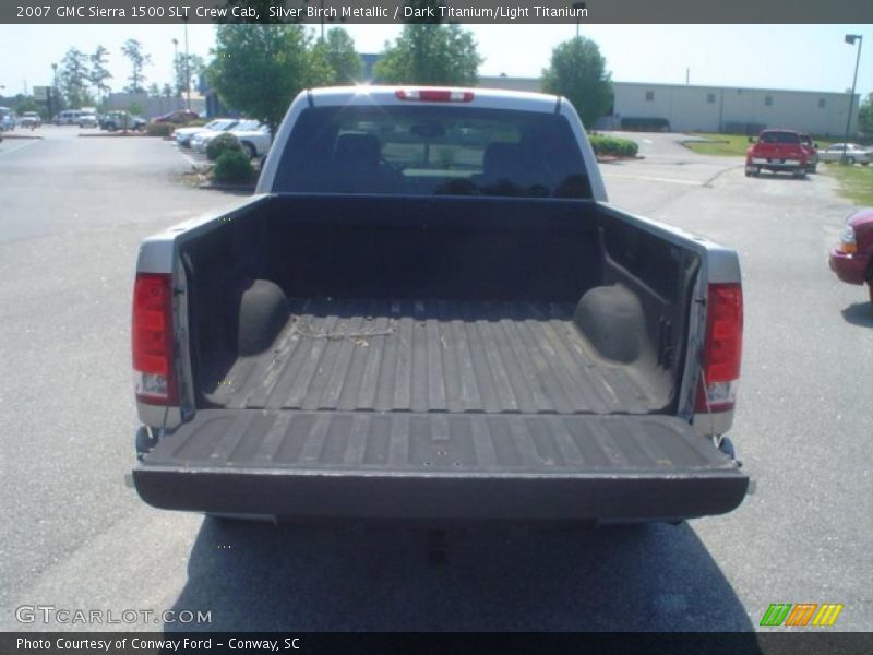Silver Birch Metallic / Dark Titanium/Light Titanium 2007 GMC Sierra 1500 SLT Crew Cab
