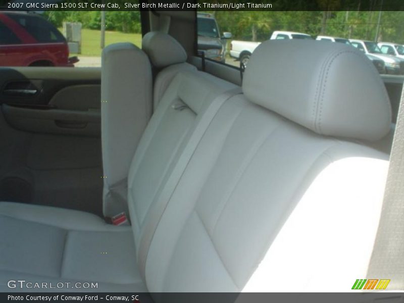 Silver Birch Metallic / Dark Titanium/Light Titanium 2007 GMC Sierra 1500 SLT Crew Cab