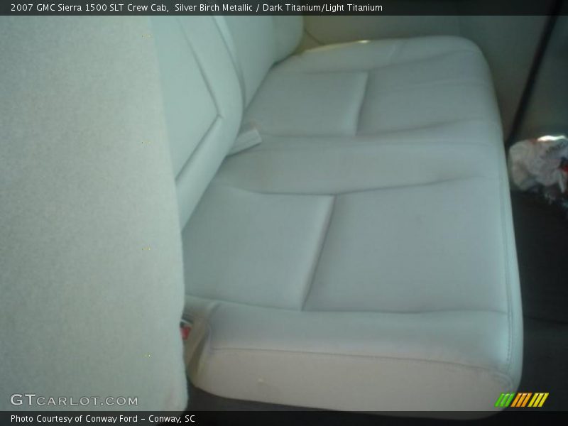 Silver Birch Metallic / Dark Titanium/Light Titanium 2007 GMC Sierra 1500 SLT Crew Cab