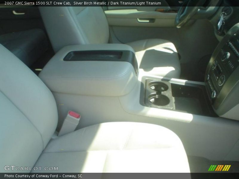 Silver Birch Metallic / Dark Titanium/Light Titanium 2007 GMC Sierra 1500 SLT Crew Cab