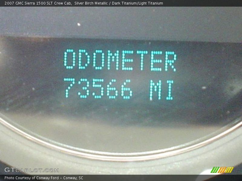 Silver Birch Metallic / Dark Titanium/Light Titanium 2007 GMC Sierra 1500 SLT Crew Cab