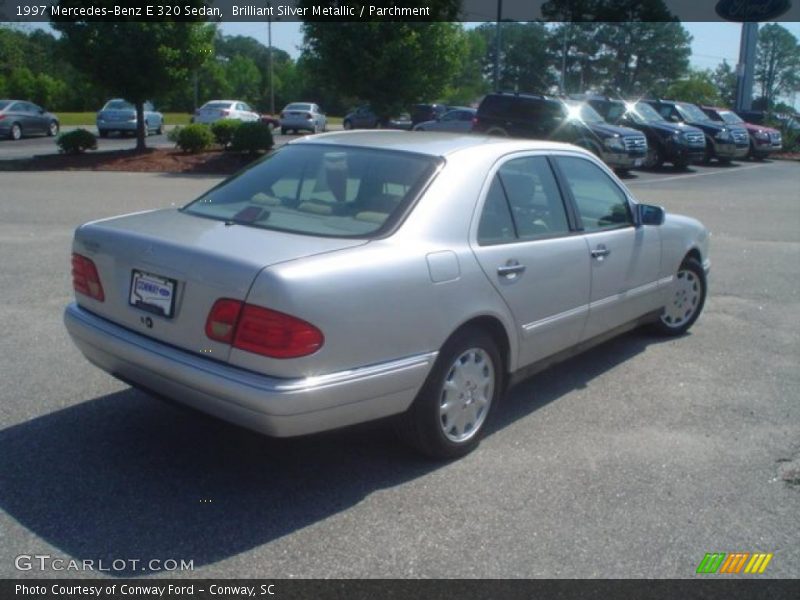 Brilliant Silver Metallic / Parchment 1997 Mercedes-Benz E 320 Sedan