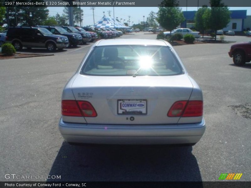 Brilliant Silver Metallic / Parchment 1997 Mercedes-Benz E 320 Sedan