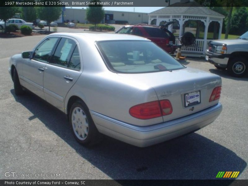 Brilliant Silver Metallic / Parchment 1997 Mercedes-Benz E 320 Sedan