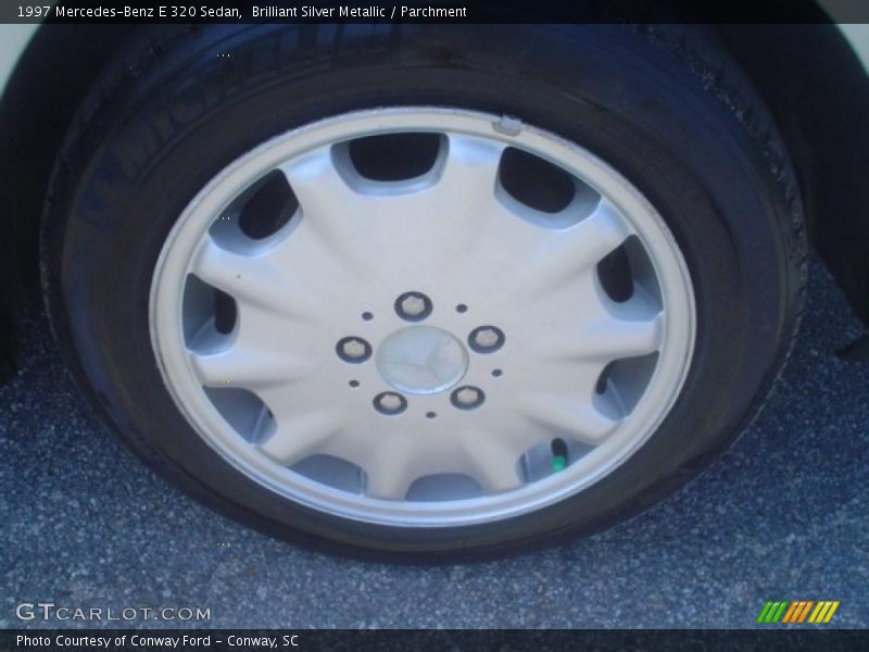 Brilliant Silver Metallic / Parchment 1997 Mercedes-Benz E 320 Sedan