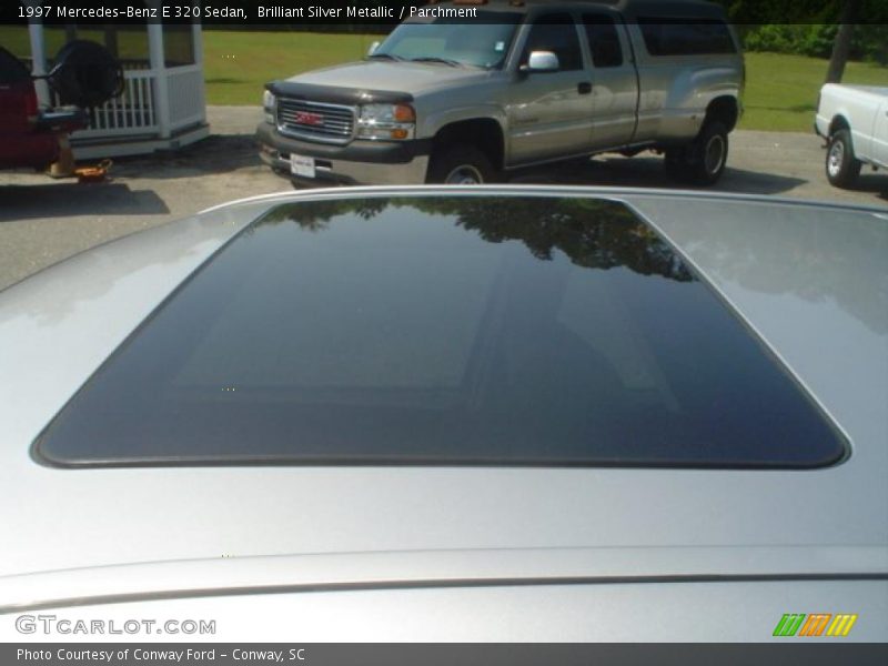 Brilliant Silver Metallic / Parchment 1997 Mercedes-Benz E 320 Sedan