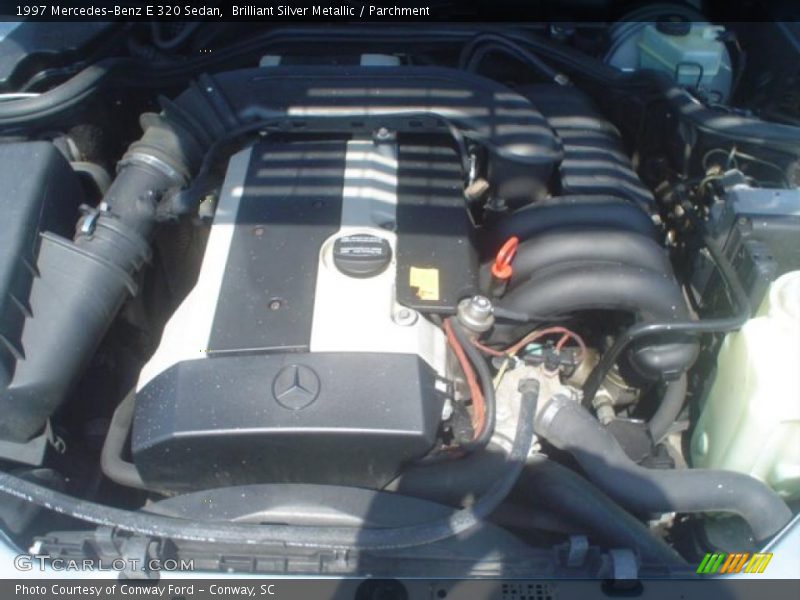 Brilliant Silver Metallic / Parchment 1997 Mercedes-Benz E 320 Sedan
