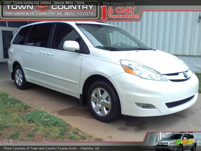 Natural White / Stone 2007 Toyota Sienna XLE Limited