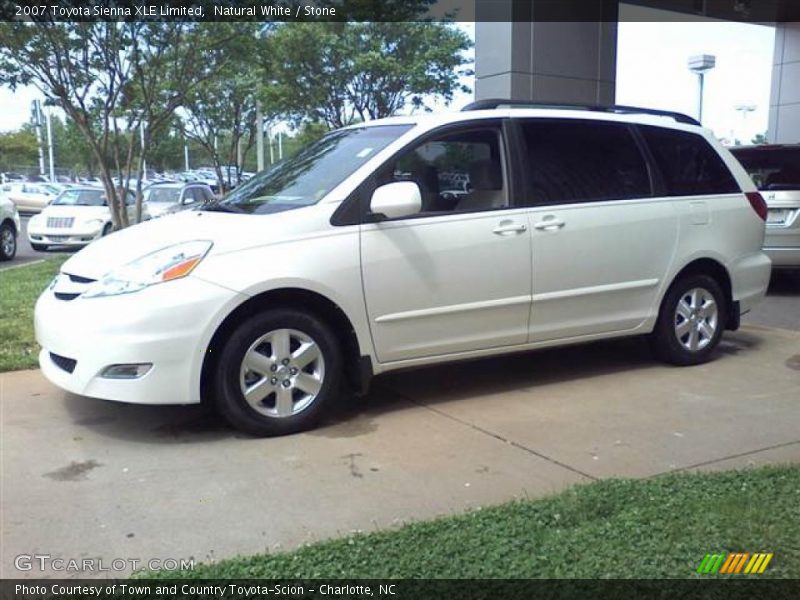 Natural White / Stone 2007 Toyota Sienna XLE Limited