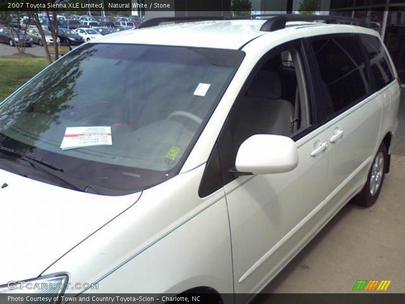 Natural White / Stone 2007 Toyota Sienna XLE Limited