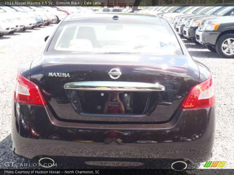 Crimson Black / Cafe Latte 2011 Nissan Maxima 3.5 SV