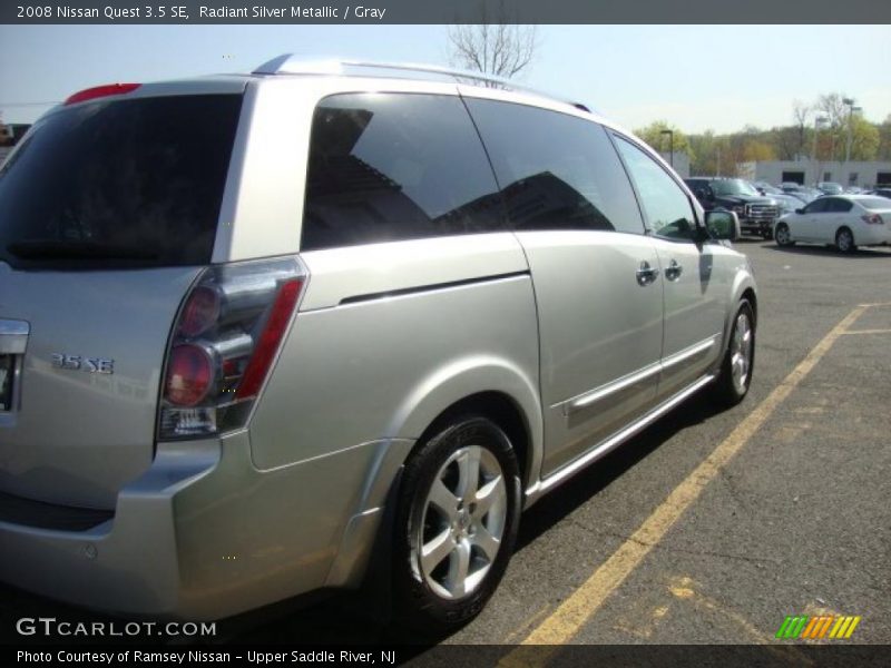 Radiant Silver Metallic / Gray 2008 Nissan Quest 3.5 SE