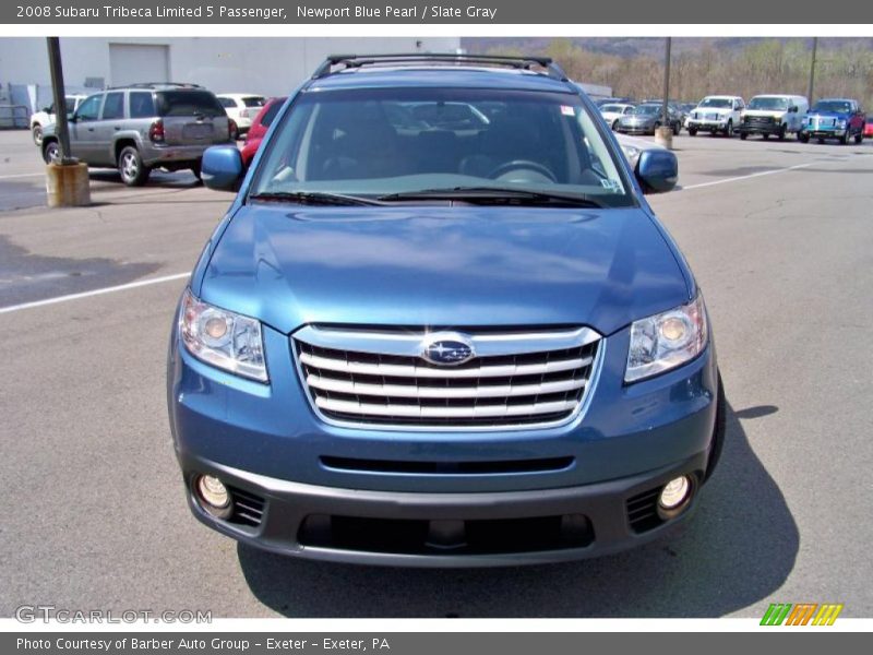 Newport Blue Pearl / Slate Gray 2008 Subaru Tribeca Limited 5 Passenger