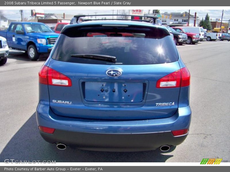 Newport Blue Pearl / Slate Gray 2008 Subaru Tribeca Limited 5 Passenger