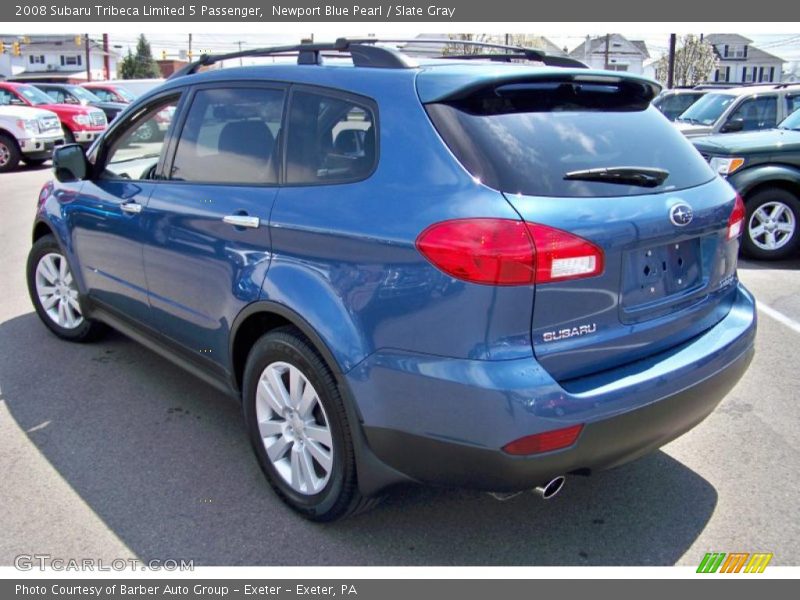 Newport Blue Pearl / Slate Gray 2008 Subaru Tribeca Limited 5 Passenger