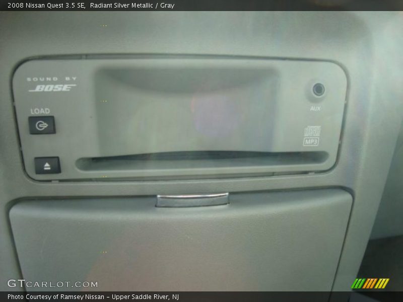 Radiant Silver Metallic / Gray 2008 Nissan Quest 3.5 SE