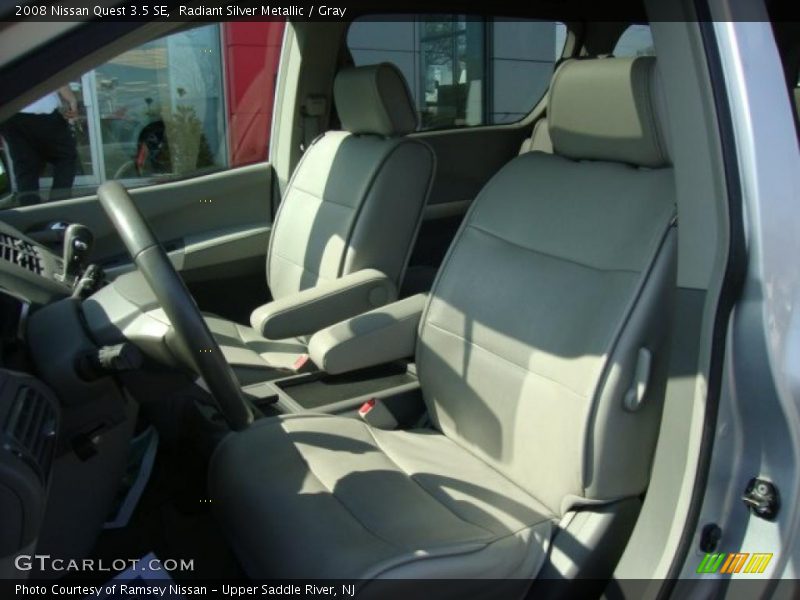 Radiant Silver Metallic / Gray 2008 Nissan Quest 3.5 SE