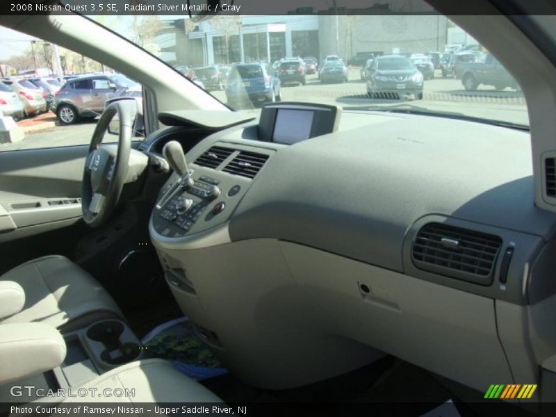 Radiant Silver Metallic / Gray 2008 Nissan Quest 3.5 SE