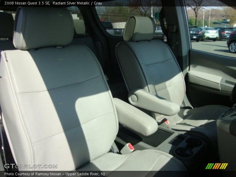 Radiant Silver Metallic / Gray 2008 Nissan Quest 3.5 SE
